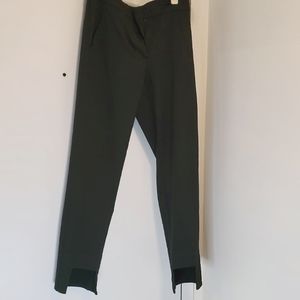 Cutout pants dark green *tailored for 5'2"